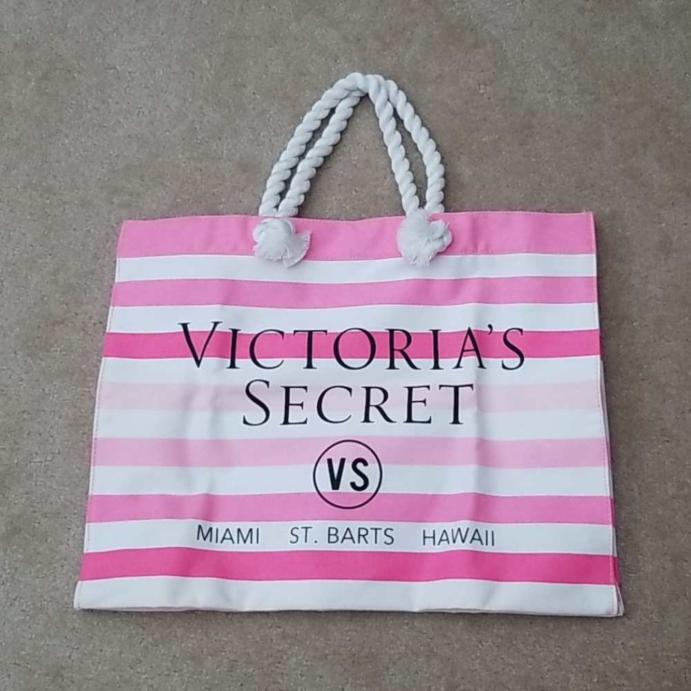 Victoria's secret canvas tote bag
